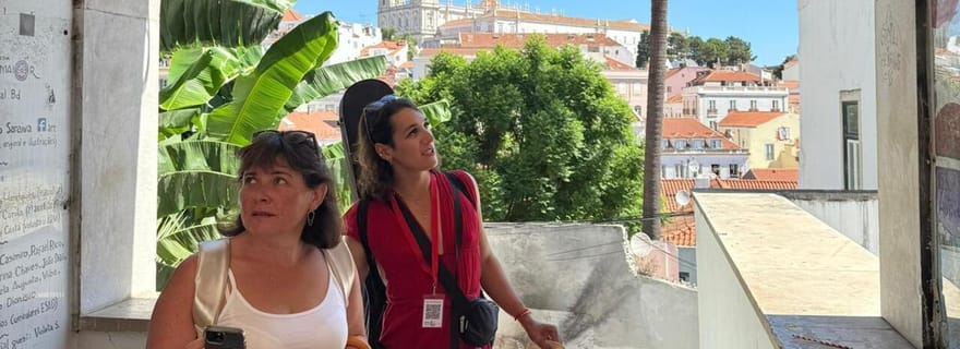 Visite à pied de Lisbonne en petit groupe + billets pour le château de S. Jorge