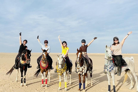 الغردقة: جولة ركوب الخيل في الصحراء والبحر مع خيار السباحةجولة لمدة ساعتين لركوب الخيل بدون السباح