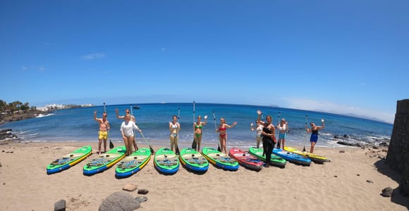 Playa Blanca: Stand up paddle class for beginners