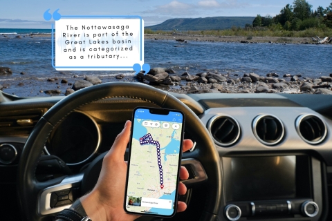 Desde la playa de Wasaga hasta Toronto: recorrido en automóvil con audio para teléfono inteligente