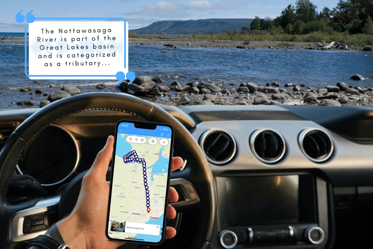 From Wasaga Beach to Toronto: Smartphone Audio Driving Tour