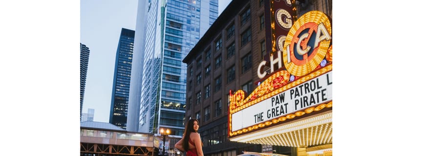 Photoshoot des robes volantes de luxe à Chicago