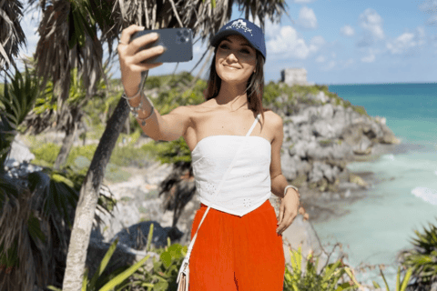 Från Cancun: Tulum och Akumal Cenote och sköldpaddssimning