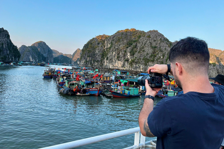 Hanoi/Hafen : 2-tägige Ha Long &amp; Lan Ha Bucht auf LuxuskreuzfahrtenLimousinenbus von Hanoi nach Ha Long