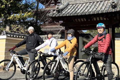 Temple Horyuji, classé au patrimoine mondial : Excursion en E-bike à Ikaruga, Nara