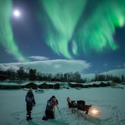 Abisko: tour privado para ver la aurora boreal con fotos