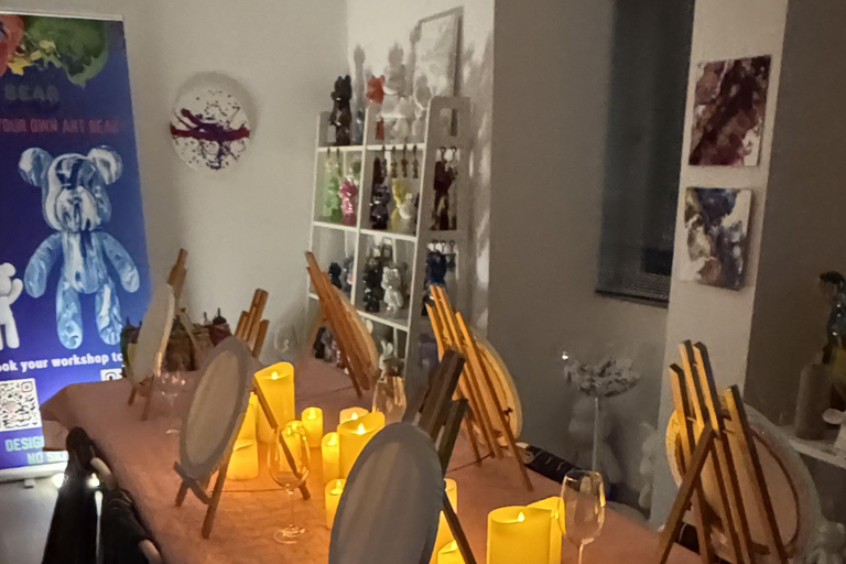 تجربة الفن والموسيقى على ضوء الشموع في أليكانتيفن وموسيقى على ضوء الشموع على لوحة كبيرة 30 × 30 أو 30 ×