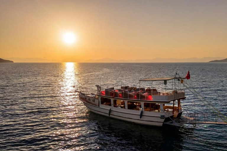 Fethiye: Sunset Cruise with Dinner, Swimming & Hotel Pickup