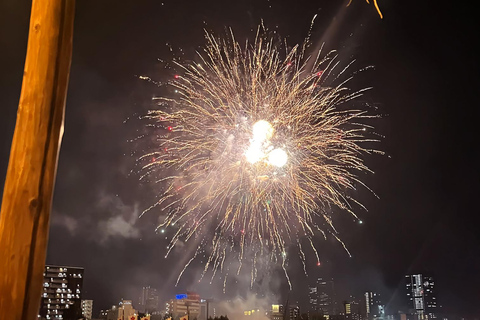 From Osaka/Kyoto: Tenjin Matsuri Fireworks&Yukata Experience From Osaka (Men's Yukata Experience)