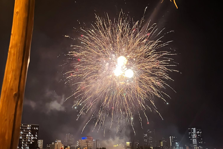 From Osaka/Kyoto: Tenjin Matsuri Fireworks&Yukata Experience From Osaka (Men's Yukata Experience)