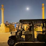 Roma: tramonto e visita notturna in golf cart con prelievo gratuito
