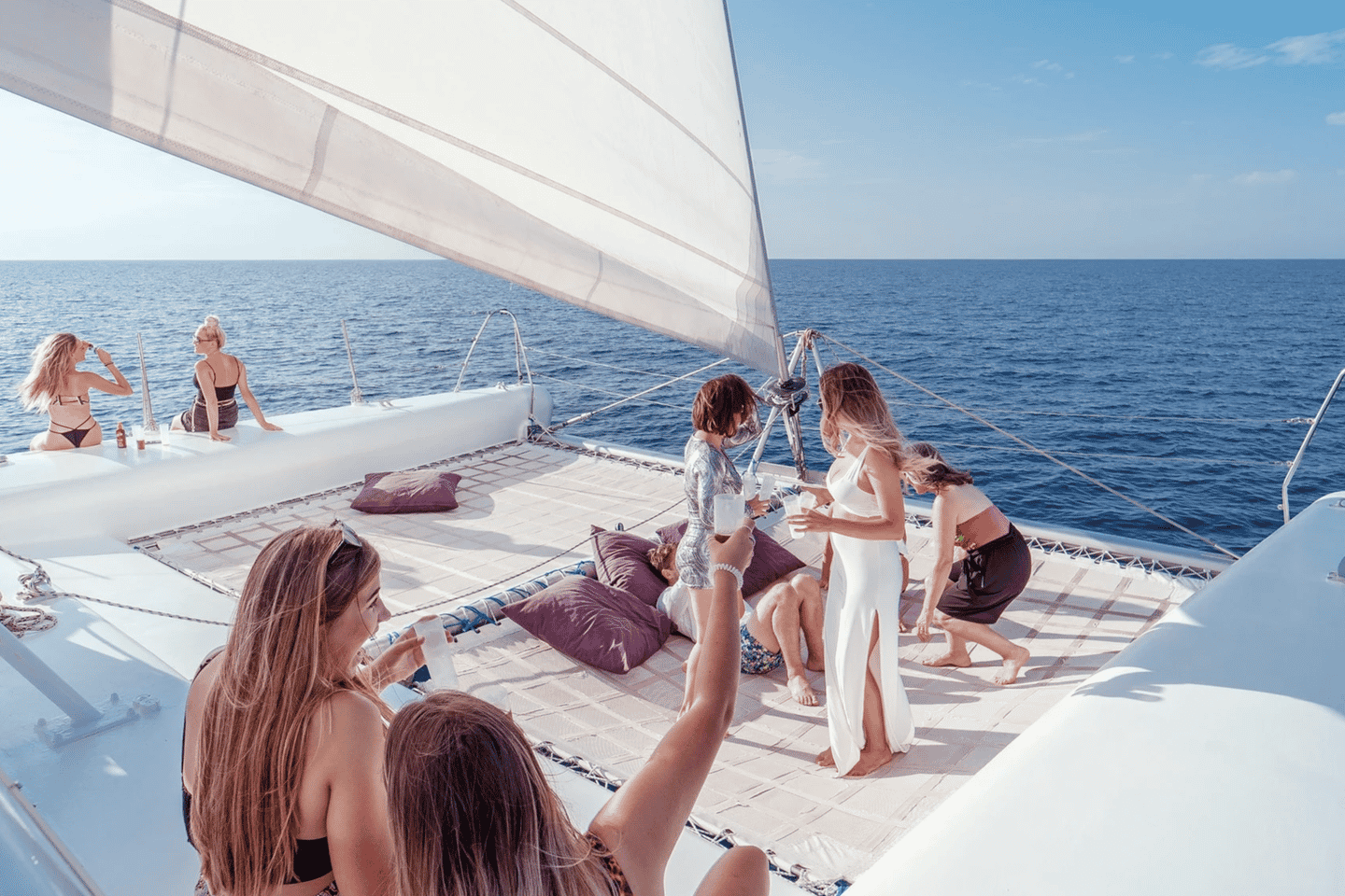 Ocean Catamaran Cruise Ibiza with Unlimited Drinks and BBQ - Ocean Catamaran Cruise Ibiza with Unlimited Drinks and BBQ