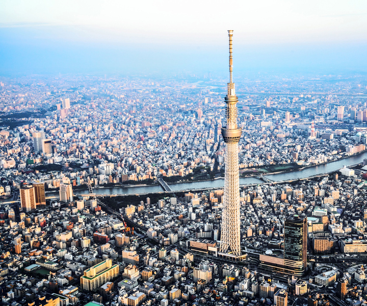 Токио: входной билет на телебашню Skytree