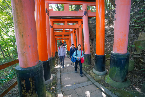 Kioto: tour de senderismo oculto de 3 horas por el santuario Fushimi Inari