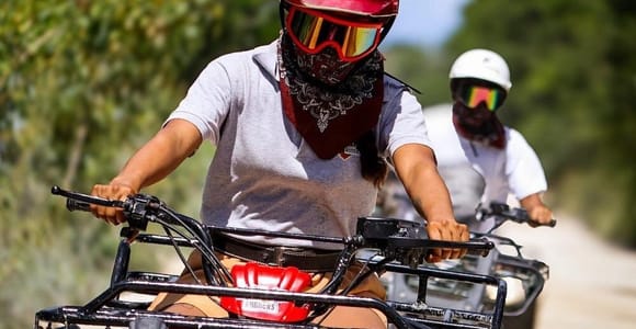 Cozumel: ATV Jungle Tour with Jade Cavern Cenote