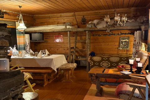 Private Traditional Sauna, Ice Dip and Dinner in the Wild