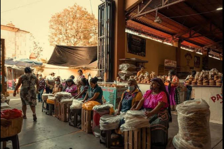 Breakfast in Tlacolula; Ancestral and industrial mezcal distillery