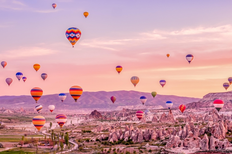 Luchtballonvaart in Cappadocië