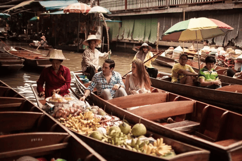 Visite du chemin de fer de Maeklong et du marché flottant