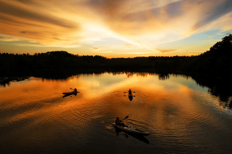 Muscat: Al Qurum Beach Sunset Kayaking Experience sunset kayak guided tour with snorkeling