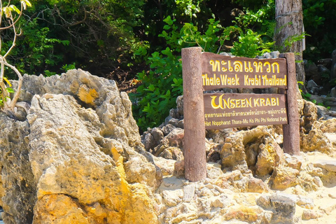 Krabi: Excursión en lancha rápida por las 4 islas y el banco de arena de Thale Waek