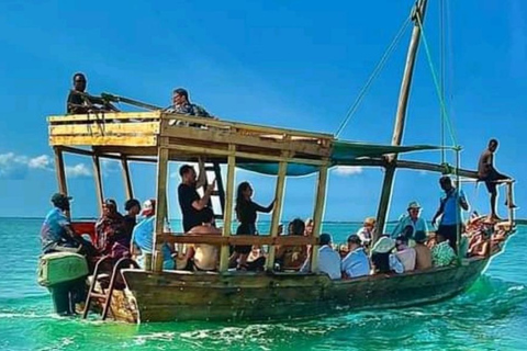 Zanzibar: Mnemba Dolphins Tour and Sunset Dhow Cruise Hotel Transfers within Nungwi and Kendwa