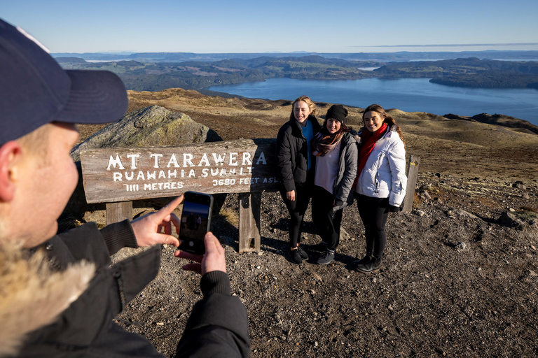 Rotorua: Helikoptervlucht en wandeling met gids op Mt Tarawera