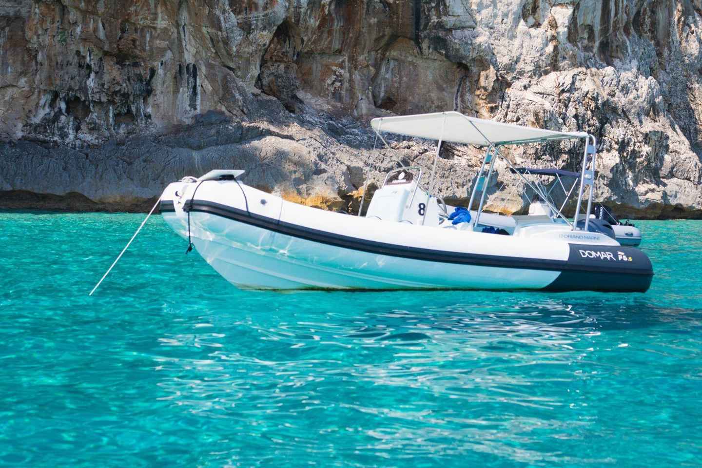 From Arbatax: RIB tour to Cala Mariolu and Cala Goloritzè