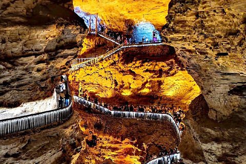 Yellow Dragon Cave Day Tour – Underground Karst Adventure