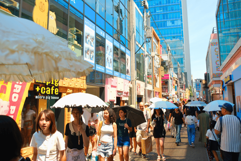 Tokio: wandeltour langs de hoogtepunten van Harajuku en Meiji JinguTijdreizen in Tokio: popcultuur in Harajuku en het Meiji Jingu-heiligdom