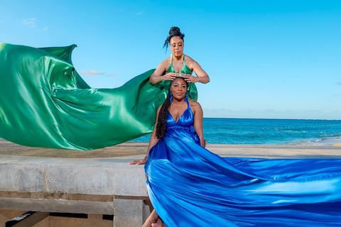 Montego Bay: Sesión de fotos con vestido volador en Montego Bay