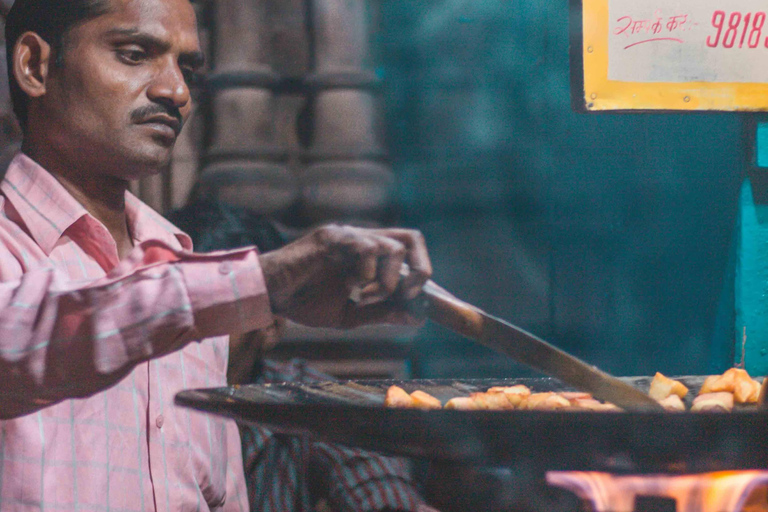 4-uur Old Delhi erfgoed wandeltour met ritje op een riksjaVanaf trefpunt