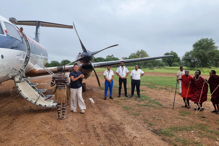 Vanuit Zanzibar: Selous G.R. safari met overnachting en vluchtengedeelde safari