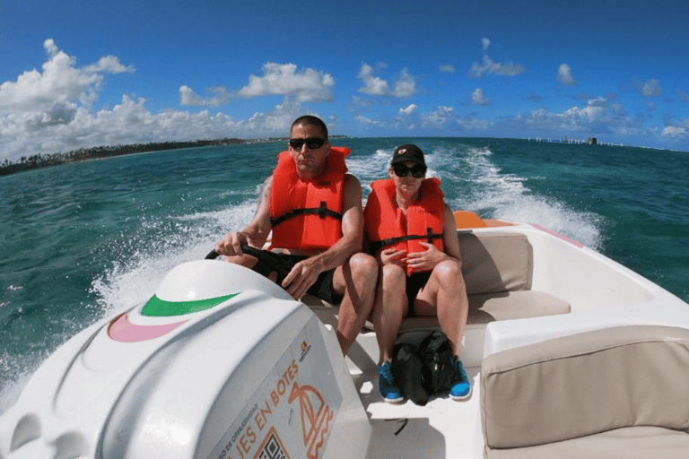 Punta Cana Experiência incrível em lancha rápida com snorkel