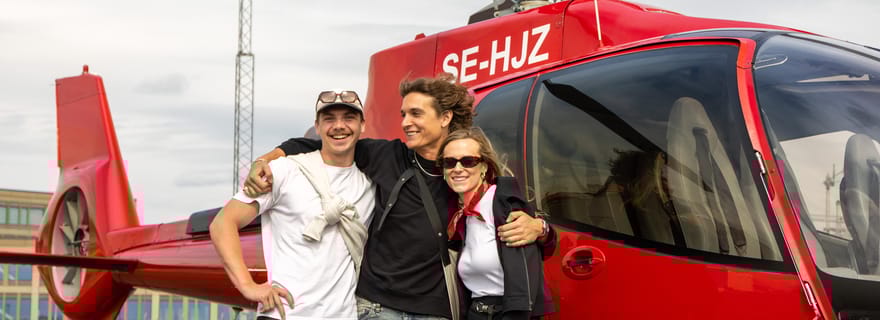 Visite privée de Stockholm en hélicoptère de 20 minutes