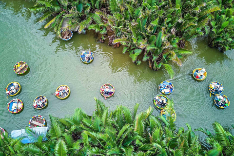 From Da Nang: Basket Boat, Old Town & Hoi An Memories Show Basket Boat, Hoi An and Memories show | Only 4s private car