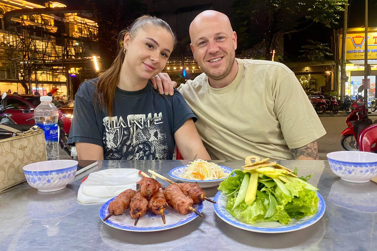 Hue: Night Street Food Tour by Cyclo with a Local Guide
