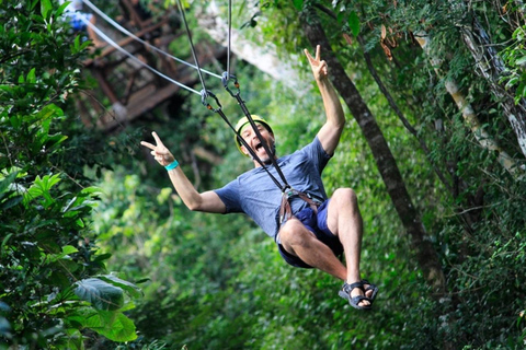 Puerto Morelos: Tour estremo in ATV, Zipline e CenotePiccolo gruppo