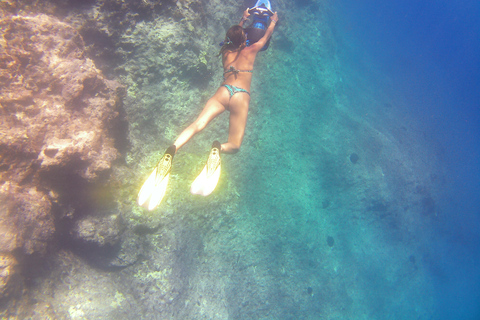 Chania: tour en barco con scooter de mar para hacer snorkel