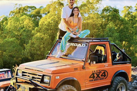 Ubud: Mount Batur Jeep Sunrise & Hot Spring All Inclusive Mount Batur Jeep Sunrise & Black lava - Meeting Point