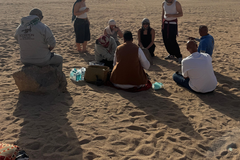 Hurghada: Mount Shaib El Banat Tour with Sandboarding Sand boarding and hiking & camel ride