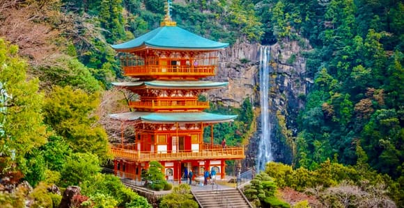 Wakayama: Tour zum Berg Koya und zu den versteckten Nachi-Wasserfällen mit Mittagessen