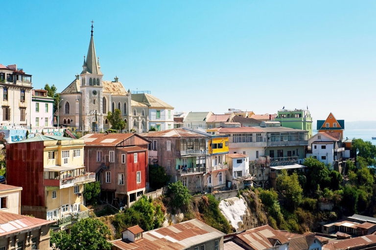 Valparaíso: Tour guiado a pie con paseos en ascensor