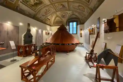 Florens: Besök på det interaktiva Leonardo Da Vinci-museet