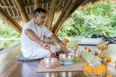Ubud: Floating Sunset Sound Bath & Sound Healing Experience 60 Minutes Sound Healing Journey (Couple)