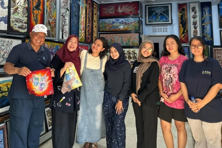 Cykla till Plaosan-templet, lokal industri och batikkonsttur