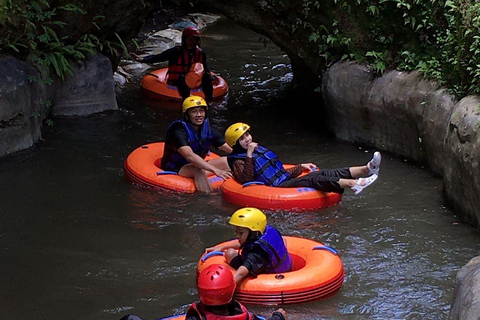 Ubud: River Cave Tubing Adventure with Lunch Tubing & Rice terrace Tour with Transfer