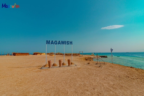 Hurghada: Go Luxury To Orange bay & Magawish island Full Day Hurghada: Private Luxury boat to orange & Magawish islands