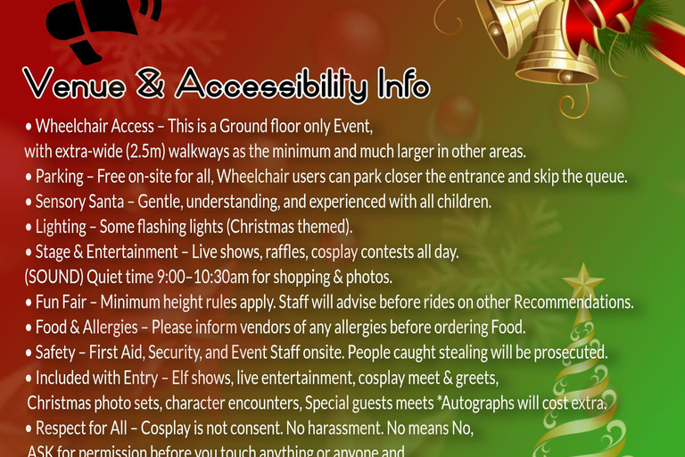 Bilet wstępu na Convention Before ChristmasBilet wstępu na Konwencję Przedświąteczną