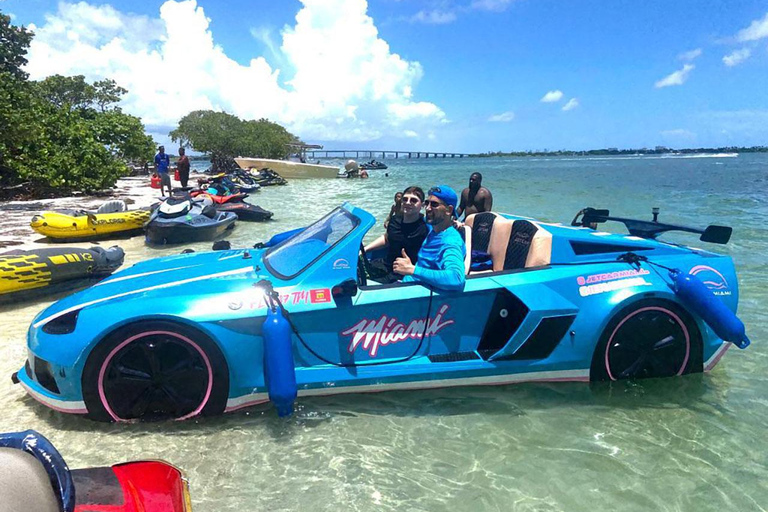 Una scarica di adrenalina a Miami: Esperienza privata unica di JetCar1 adulto senza gas e tasse di navigazione